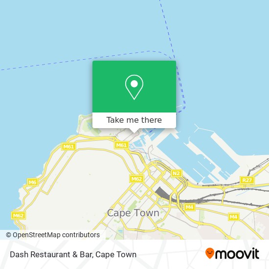 Dash Restaurant & Bar map