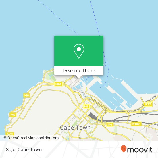 Sojo, V&A Waterfront Cape Town 8001 map