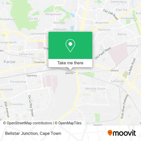 Bellstar Junction map