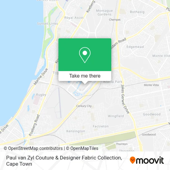 Paul van Zyl Couture & Designer Fabric Collection map