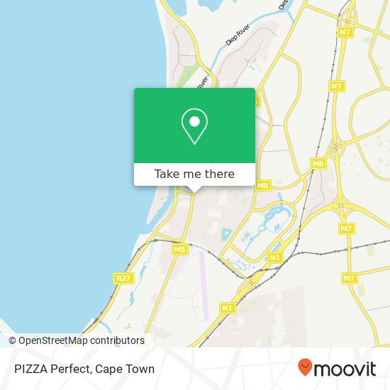 PIZZA Perfect, Masson Rd Tijgerhof Cape Town 7441 map
