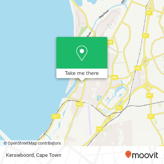 Kersieboord, Knysna Rd Milnerton Cape Town 7441 map