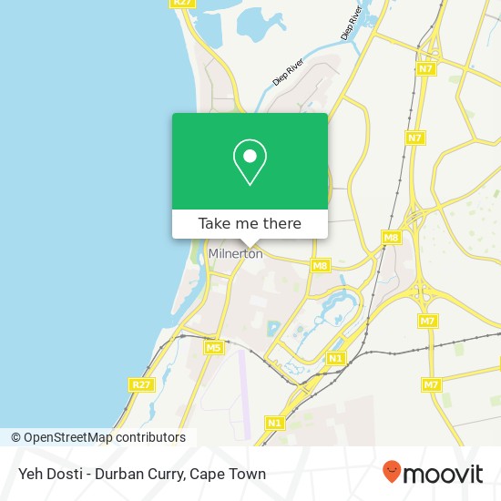 Yeh Dosti - Durban Curry, 424, Koeberg Rd Tijgerhof Milnerton 7441 map