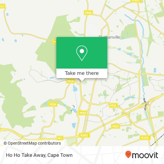 Ho Ho Take Away, Kenever Cape Town 7550 map