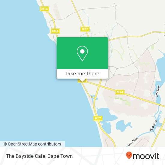 The Bayside Cafe, Athens Rd Table View Milnerton 7441 map