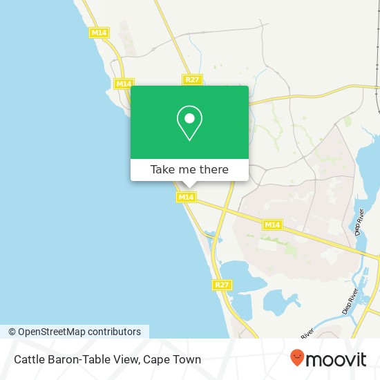 Cattle Baron-Table View, 3, Porterfield Rd Table View Milnerton 7441 map