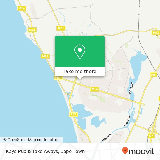 Kays Pub & Take Aways map