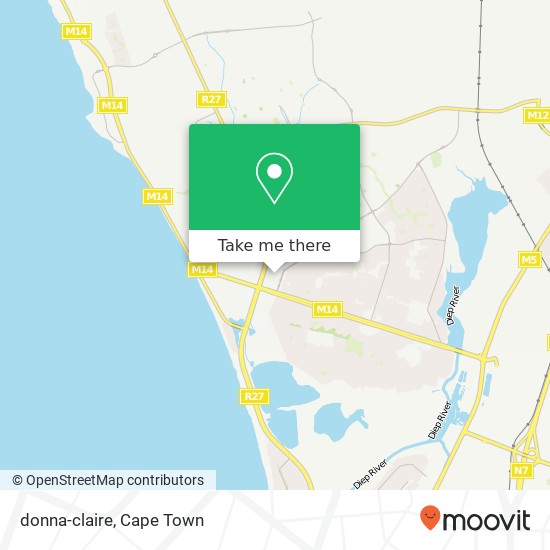 donna-claire, Short St Table View Cape Town 7441 map