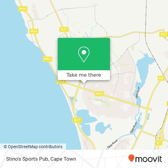 Stino's Sports Pub map