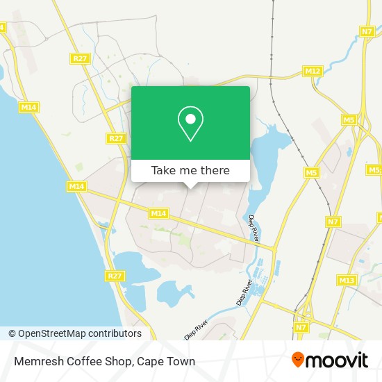 Memresh Coffee Shop map