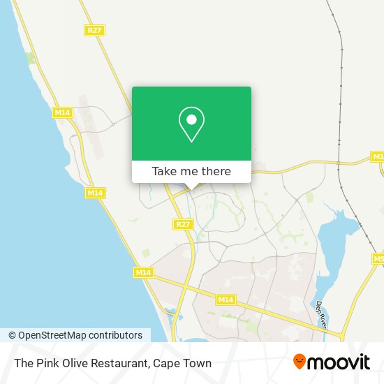 The Pink Olive Restaurant map