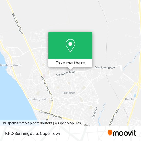 KFC-Sunningdale map
