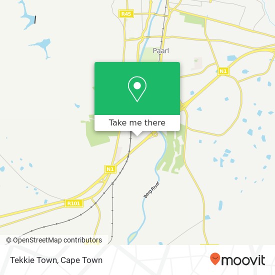 Tekkie Town, Southern Paarl Drakenstein 7646 map