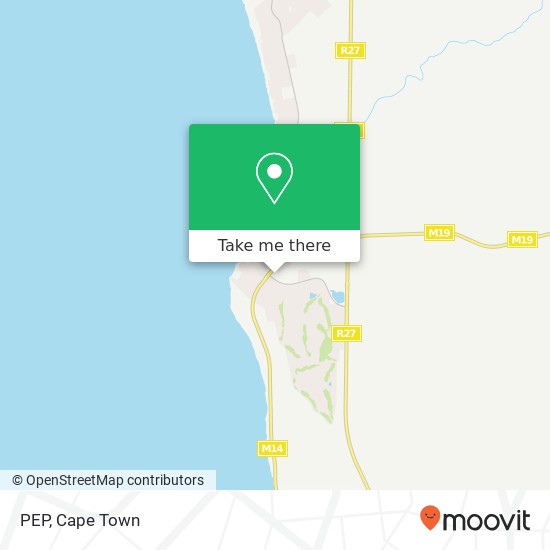 PEP, Melkbosstrand Cape Town 7441 map