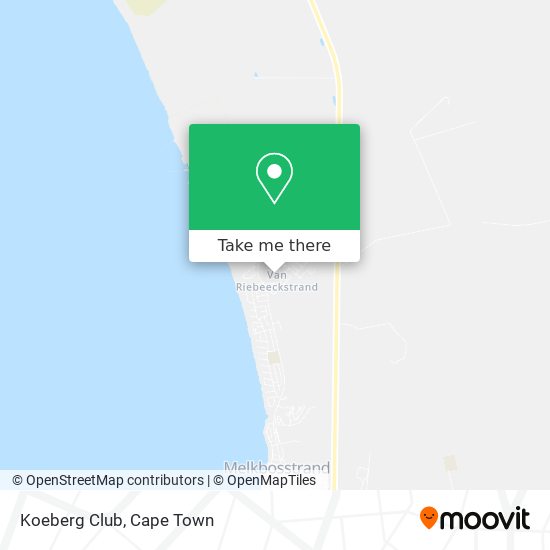 Koeberg Club map