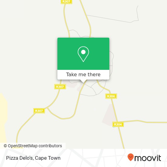 Pizza Delo's, Gardenia St Avondale Cape Town 7349 map