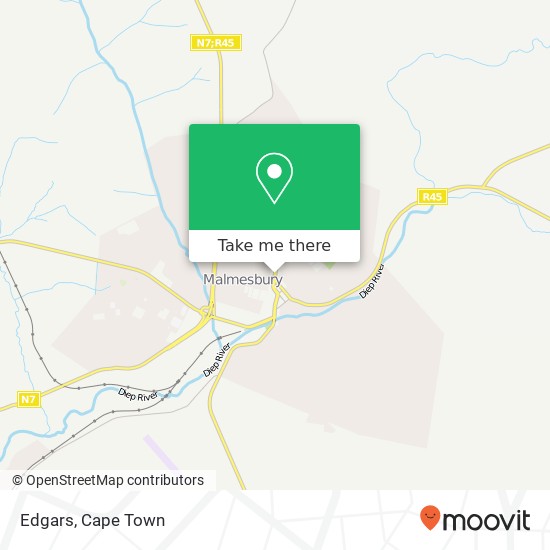 Edgars, Voortrekker Rd Myrtledene Swartland 7300 map