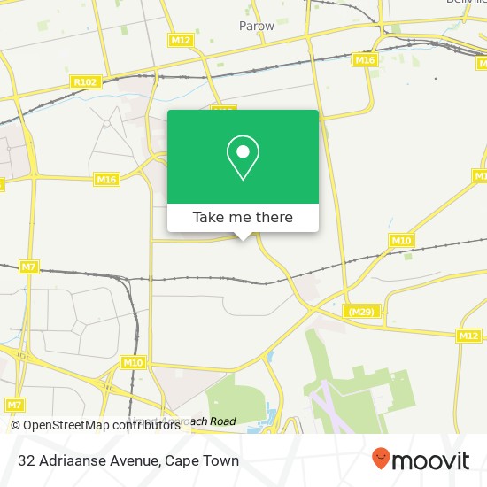 32 Adriaanse Avenue map