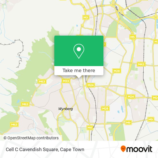 Cell C Cavendish Square map