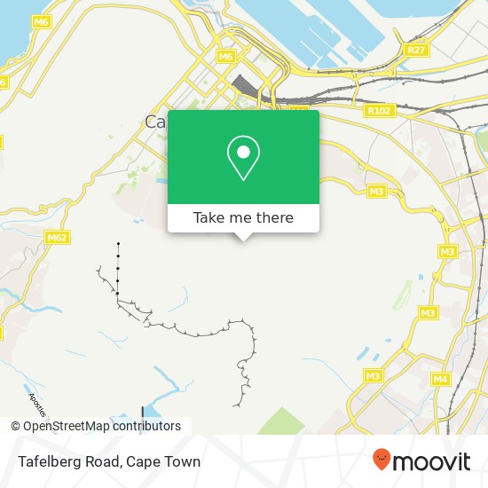 Tafelberg Road map