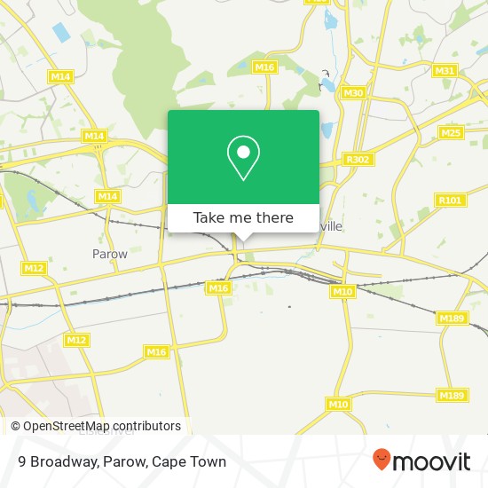 9 Broadway, Parow map