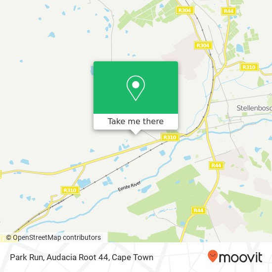 Park Run, Audacia Root 44 map