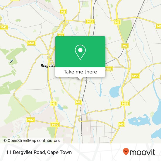 11 Bergvliet Road map