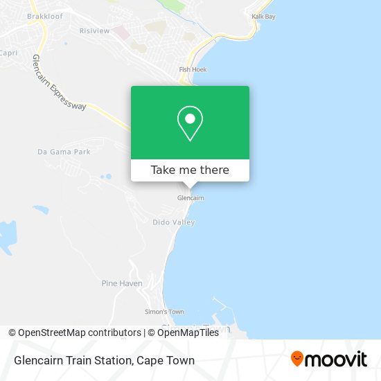Glencairn Train Station map