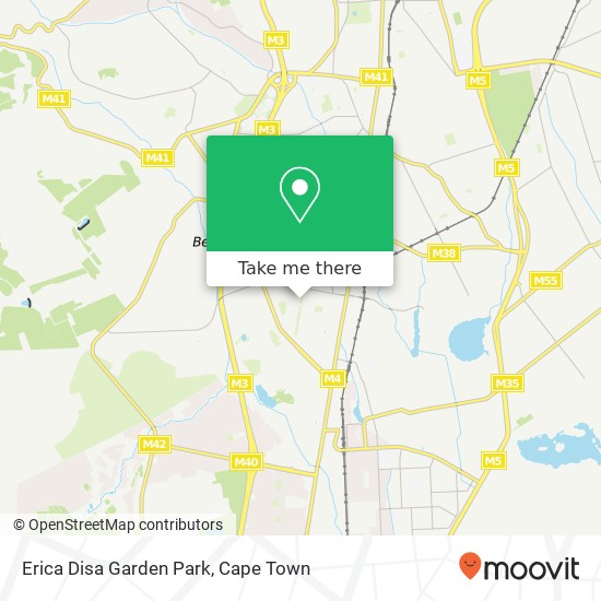 Erica Disa Garden Park map