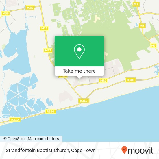 Strandfontein Baptist Church map
