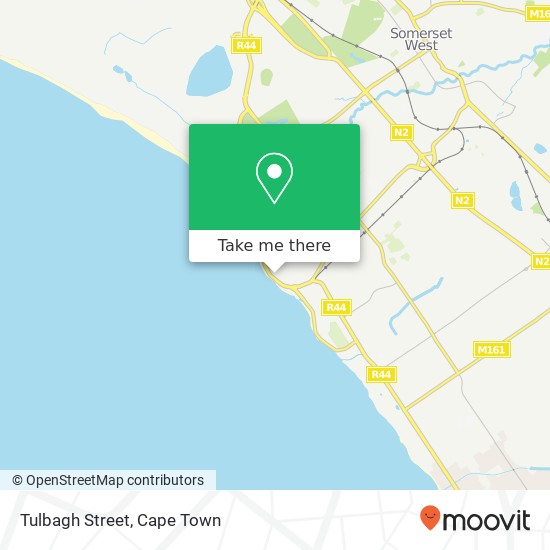 Tulbagh Street map