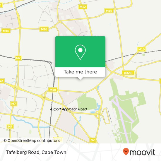 Tafelberg Road map