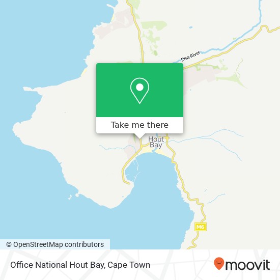 Office National Hout Bay map