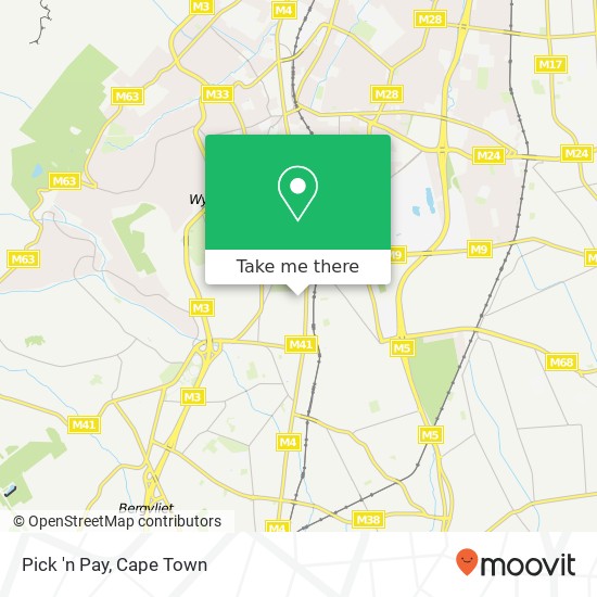 Pick 'n Pay map