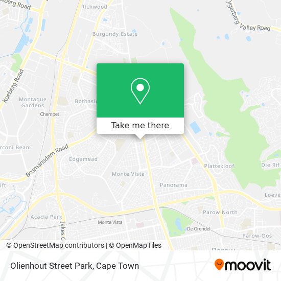 Olienhout Street Park map