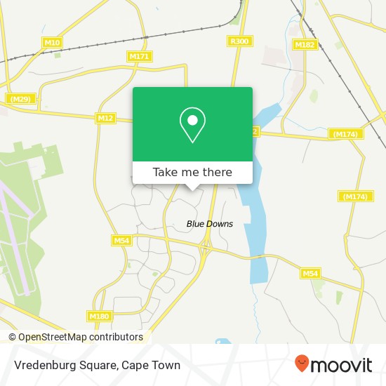 Vredenburg Square map