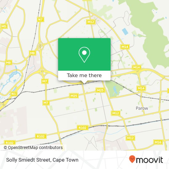 Solly Smiedt Street map