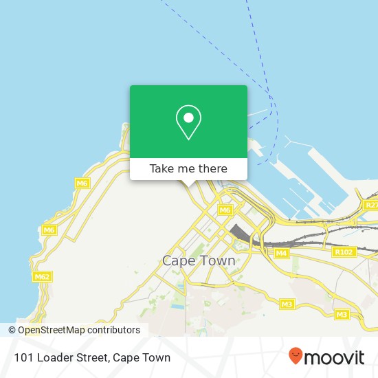 101 Loader Street map