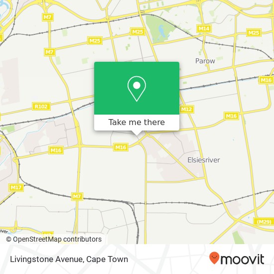 Livingstone Avenue map