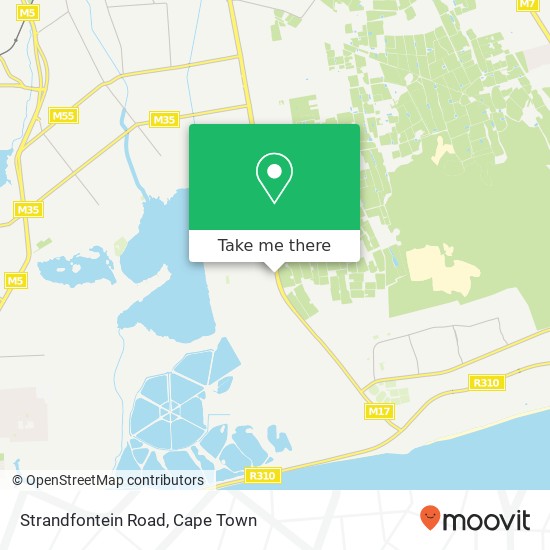 Strandfontein Road map