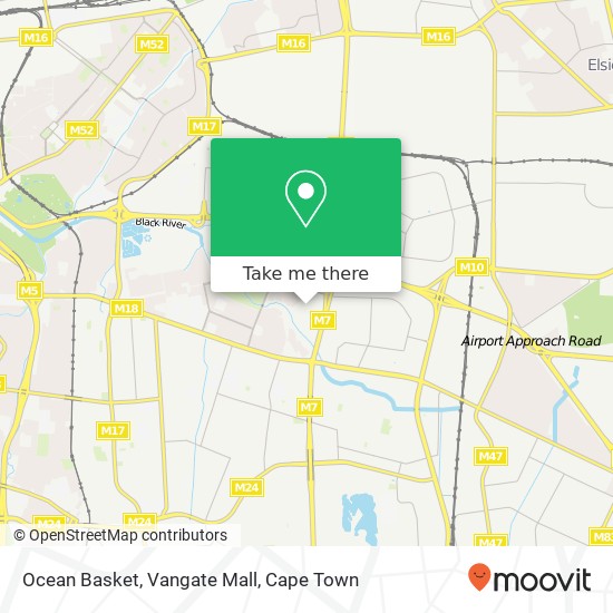 Ocean Basket, Vangate Mall map