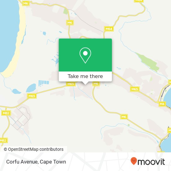 Corfu Avenue map