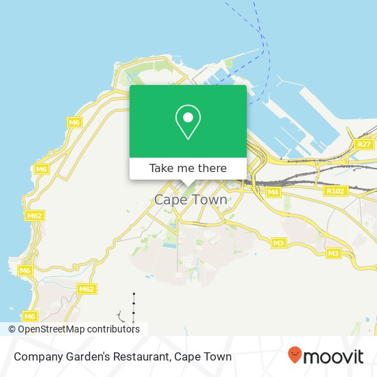 Company Garden's Restaurant map