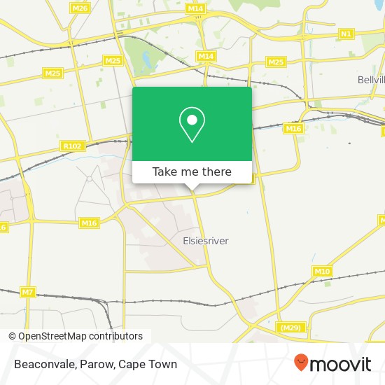 Beaconvale, Parow map