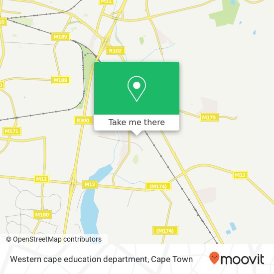 Western cape education department map