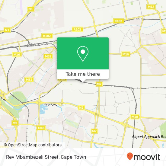Rev Mbambezeli Street map