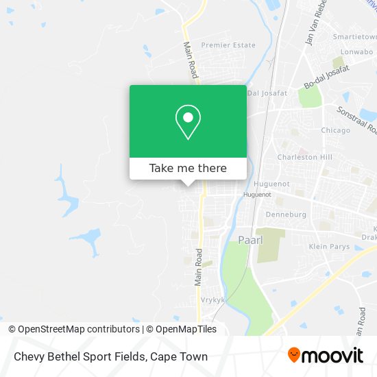 Chevy Bethel Sport Fields map