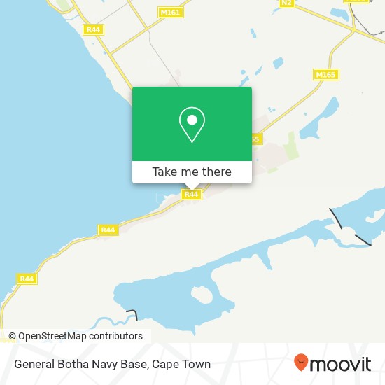 General Botha Navy Base map