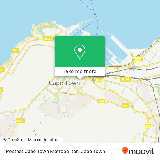 Postnet Cape Town Metropolitan map