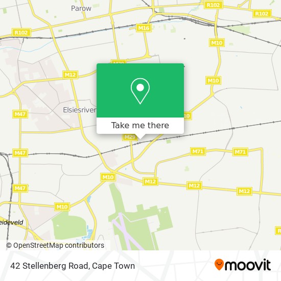 42 Stellenberg Road map